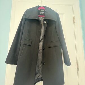 Ellen Tracy Classic Black Pea Coat